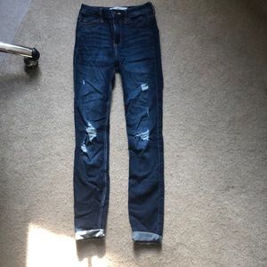 Hollister Ripped High Waisted Jeans